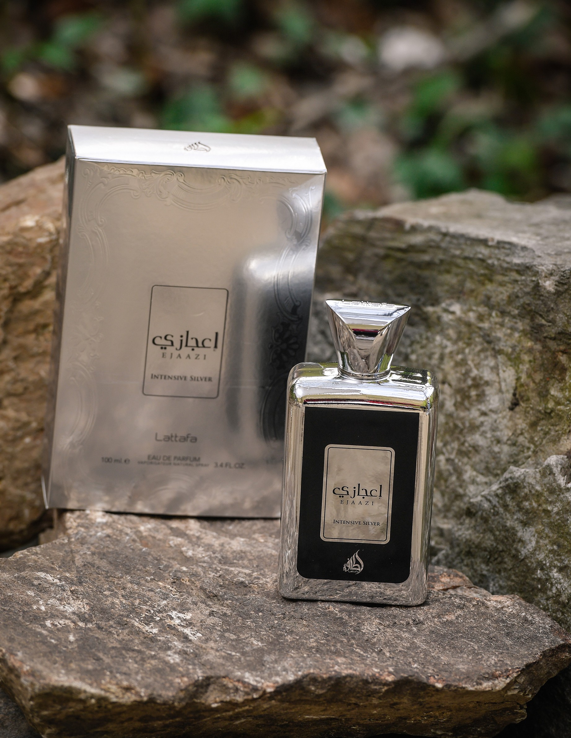 Lattafa Parfum arabesc ejaazi intensive silver barbatesc 100 ml
