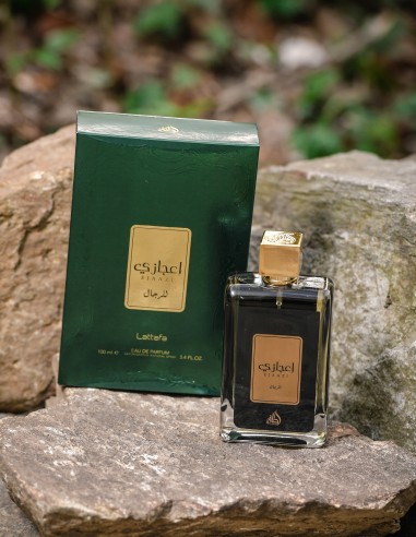 Parfum arabesc Ejaazi pentru barbati cu miros fresh din gama Lattafa.